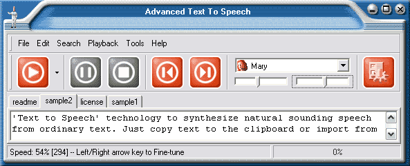 New Text to Speech Converter User Interface