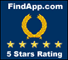 5 stars at Findapp.com