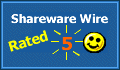 5 smileys on Shareware Wire