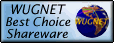Calypso received the WUGNET Best Choice shareware award